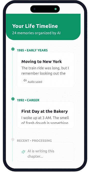 LifeWritr product screenshot 2